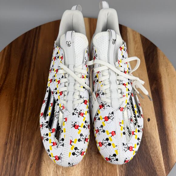Adidas Adizero Disney 100 Men\'s Size 12 Mickey Mouse Football Cleats IG9724 main image 7